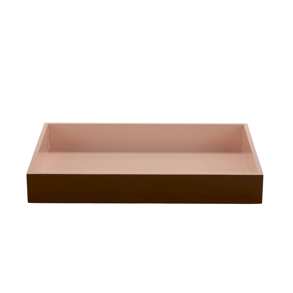 Bakke, rosa/brun - 30x20 cm